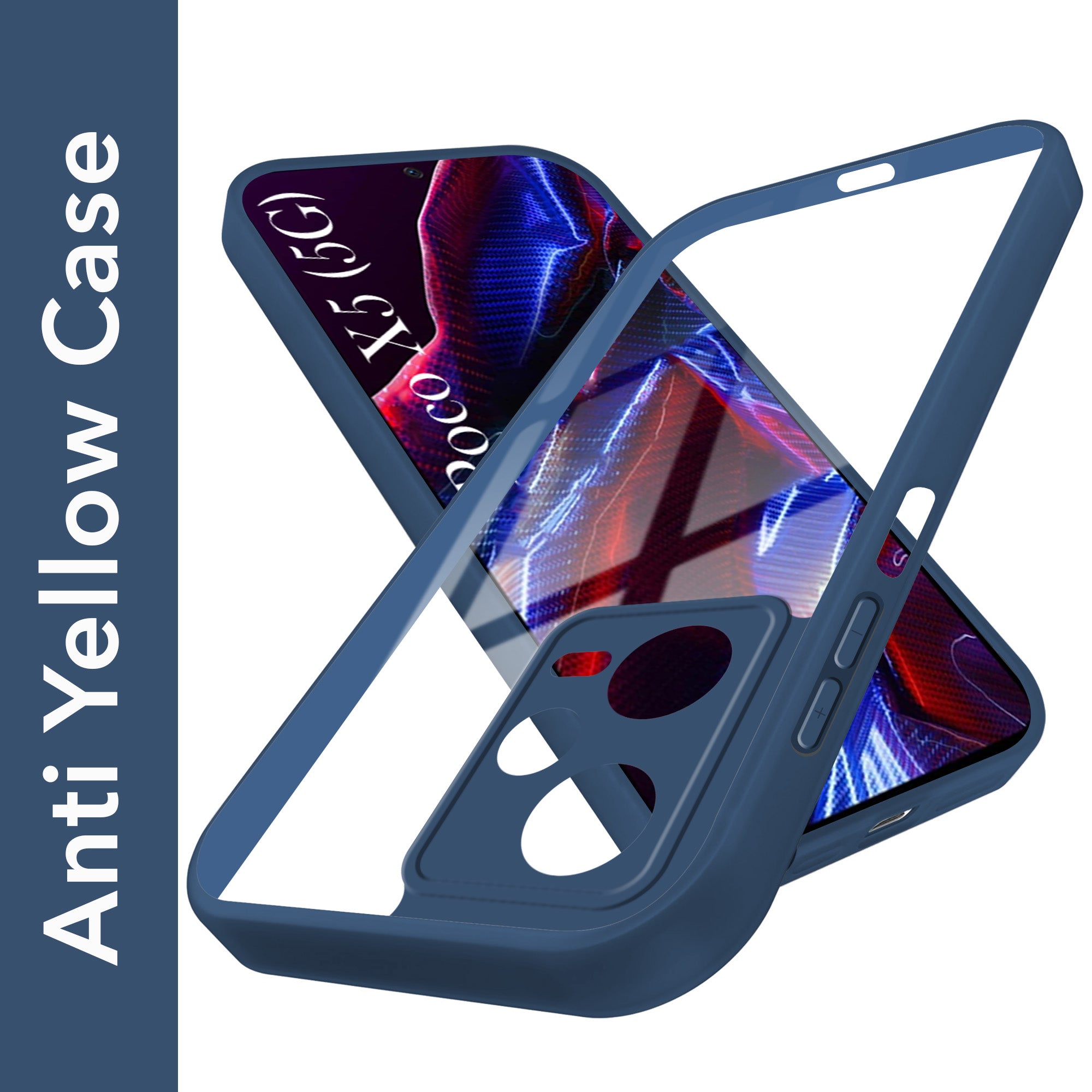 For Xiaomi Poco X5 5G Back Cover Case Ultra-Hybrid (Lifetime Anti Yellow | Anti Scratch | Crystal Clear Shockproof)