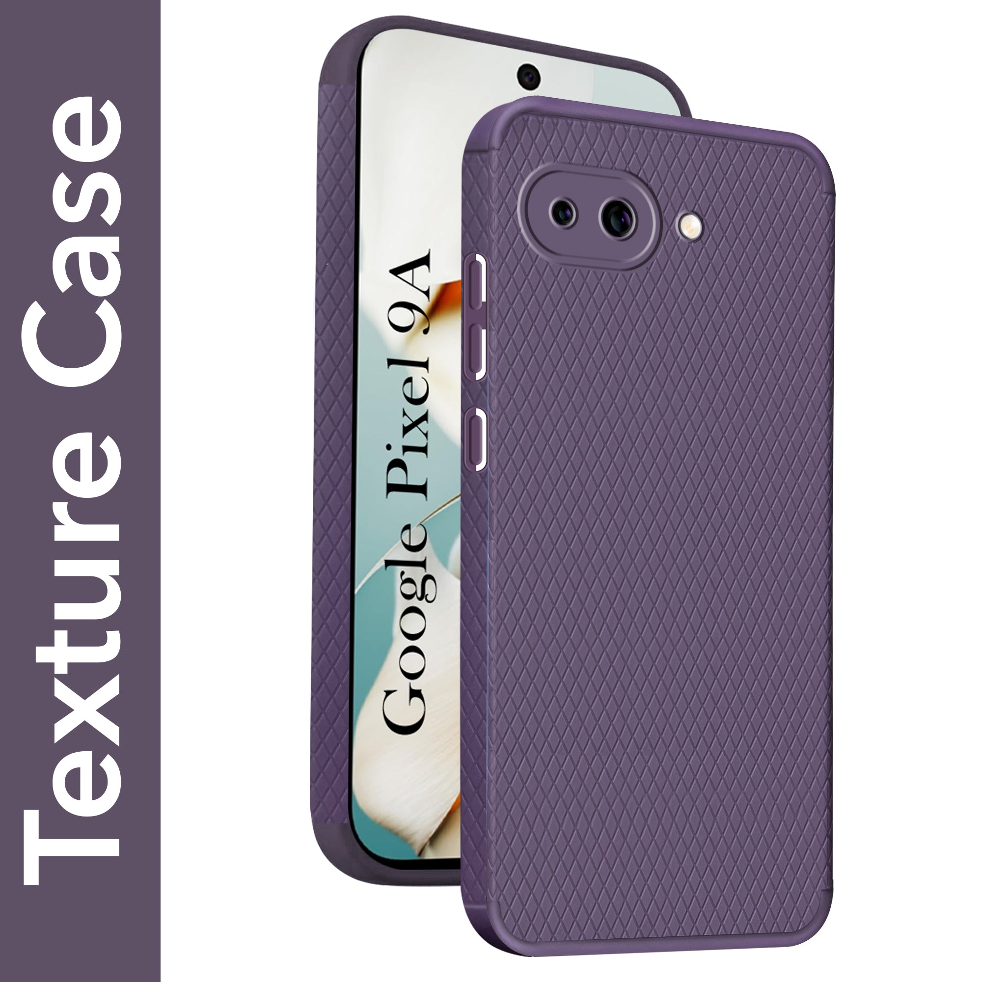 For Google Pixel 9A Back Cover Case (Liquid Silicone | Side Grip | Camera Protection)