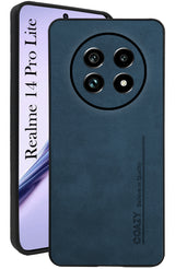 For Realme 14 Pro Lite Back Cover Case (Professional Vegan Leather | Camera Protection | Slim & Soft)