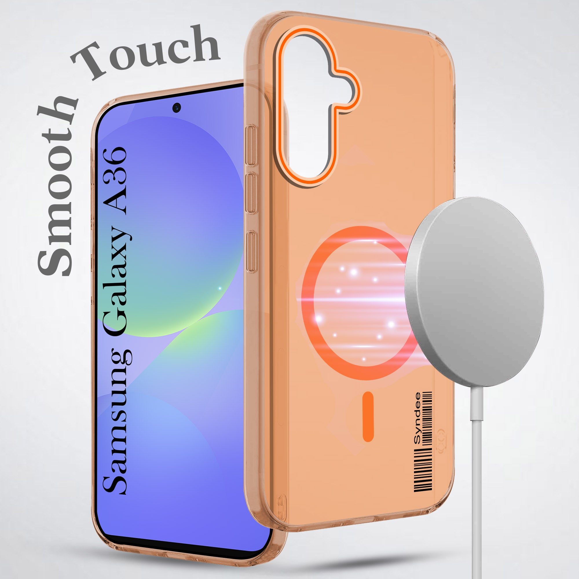 For Samsung Galaxy A36 5G Back Cover Case (Soft Touch | Camera Bump Protection | MagSafe Compatible | Matte Finish)