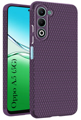 For Oppo A5 5G Back Cover Case (Liquid Silicone | Side Grip | Camera Protection)
