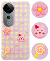 For Vivo T3 Ultra Back Cover Case (3D Cute Cartoons | Hard Back Side Soft | Matte Premium Finish | HD Printing)