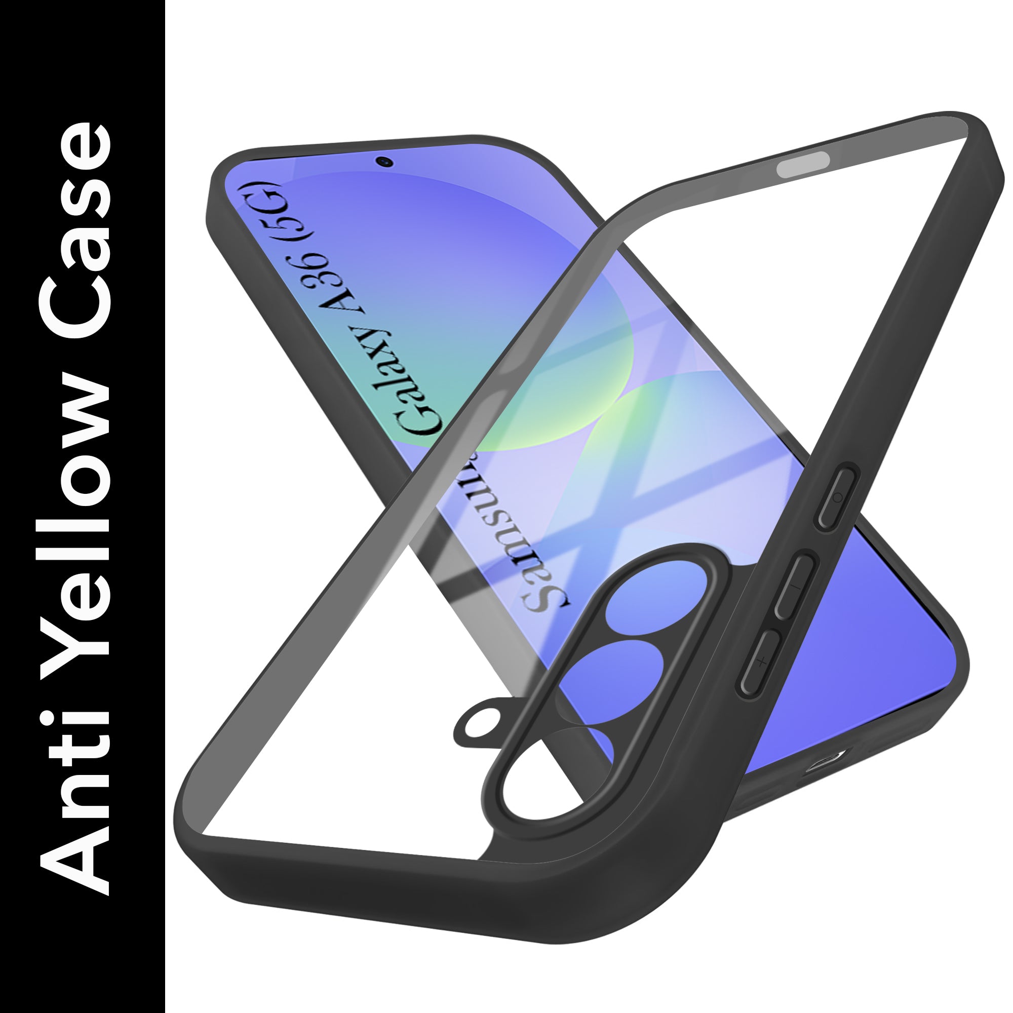 For Samsung Galaxy A36 5G Back Cover Case (Lifetime Anti Yellow | Anti Scratch | Crystal Clear Shockproof)