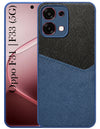 For Oppo F31 5G | Oppo F33 5G Back Cover Case (Dual PU Leather Stitch | Professional Minimalist | Soft and Flexible)