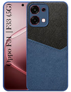 For Oppo F31 5G | Oppo F33 5G Back Cover Case (Dual PU Leather Stitch | Professional Minimalist | Soft and Flexible)