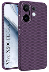 For Vivo X200 FE Back Cover Case (Liquid Silicone | Side Grip | Camera Protection)