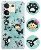 For Vivo V60 | Vivo T4 Pro Back Cover Case (3D Cute Cartoons | Hard Back Side Soft | Matte Premium Finish | HD Printing)
