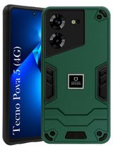 For Tecno Pova 5 Back Cover Case (Hybrid Armor | Slim Dual Layer | Shockproof Lightweight)