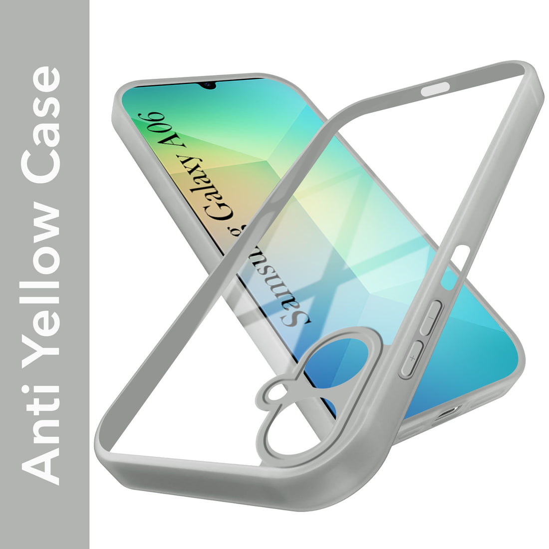 For Samsung Galaxy A06 Back Cover Case (Lifetime Anti Yellow | Anti Scratch | Crystal Clear Shockproof)