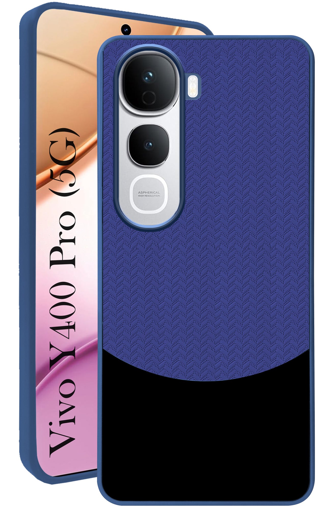 For Vivo Y400 Pro Silicone Finish Back Cover Case (Premium Minimalist Professional Feel | Camera Protection Bump)