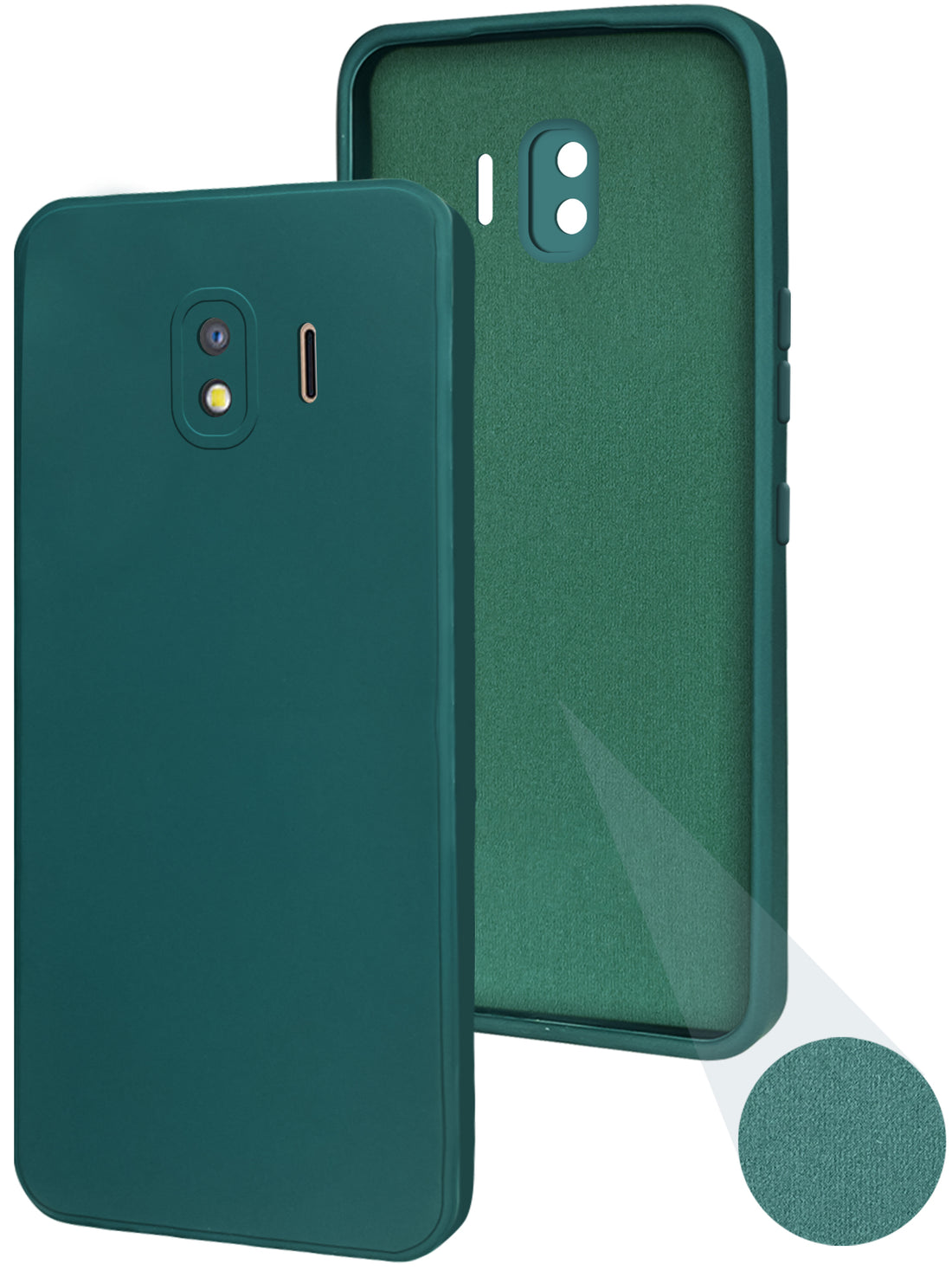 For Samsung Galaxy J2 Core Back Cover ( Silicone Clear Shockproof Case with Camera Protection | Soft and Flexible | Transparent)