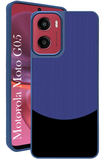 For Motorola Moto G05 Silicone Finish Back Cover Case (Premium Minimalist Professional Feel | Camera Protection Bump)