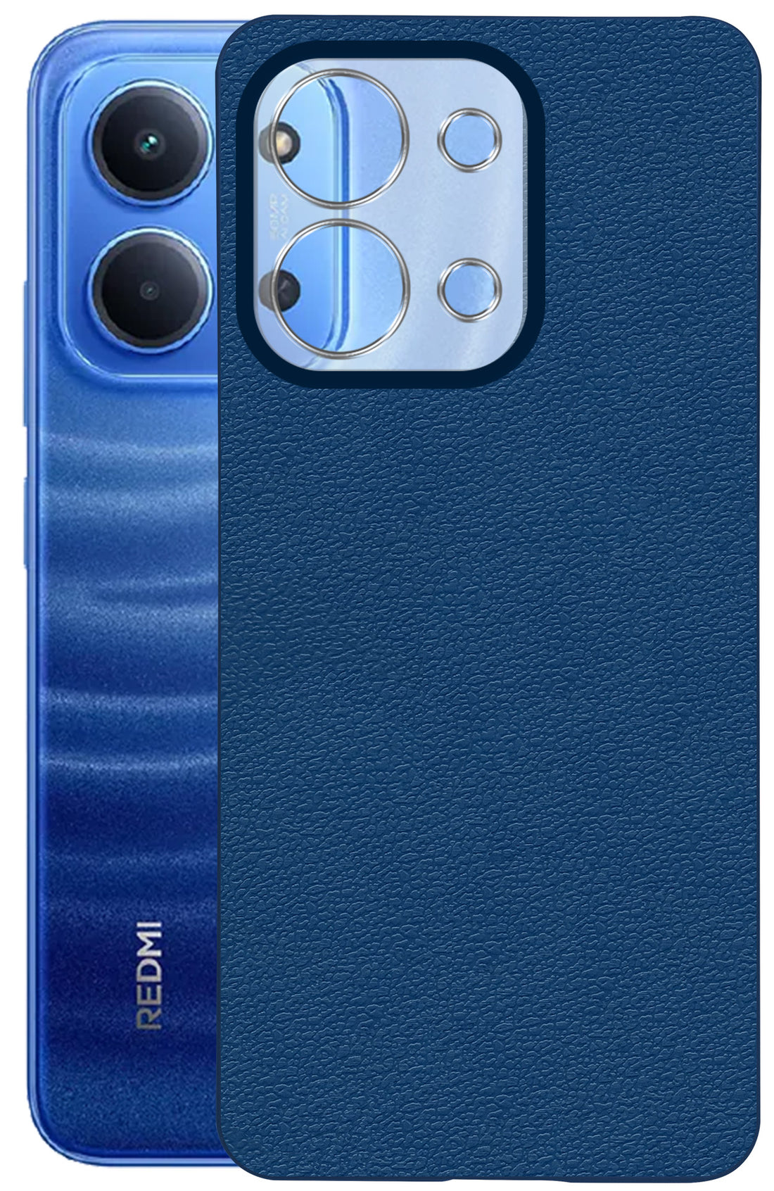 Jkobi Silicone Back Cover Case For Redmi 15C (Glass Like Camera Protection | Leather Feel | Minimalist Professional Grip)