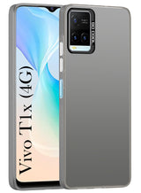 For Vivo T1x 4G Hard Back Cover Case (Velvet Touch | Professional Glossy Finish | Camera Protection Bump)