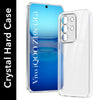 For Vivo iQOO Z10x Back Cover Case (Hybrid Crystal panel with Side Soft PU | Camera Protection | HD Clear Shockproof)