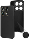 For Motorola Moto Signature 5G Back Cover Case (Matte Finish Silicone with Inside Fiber cloth)