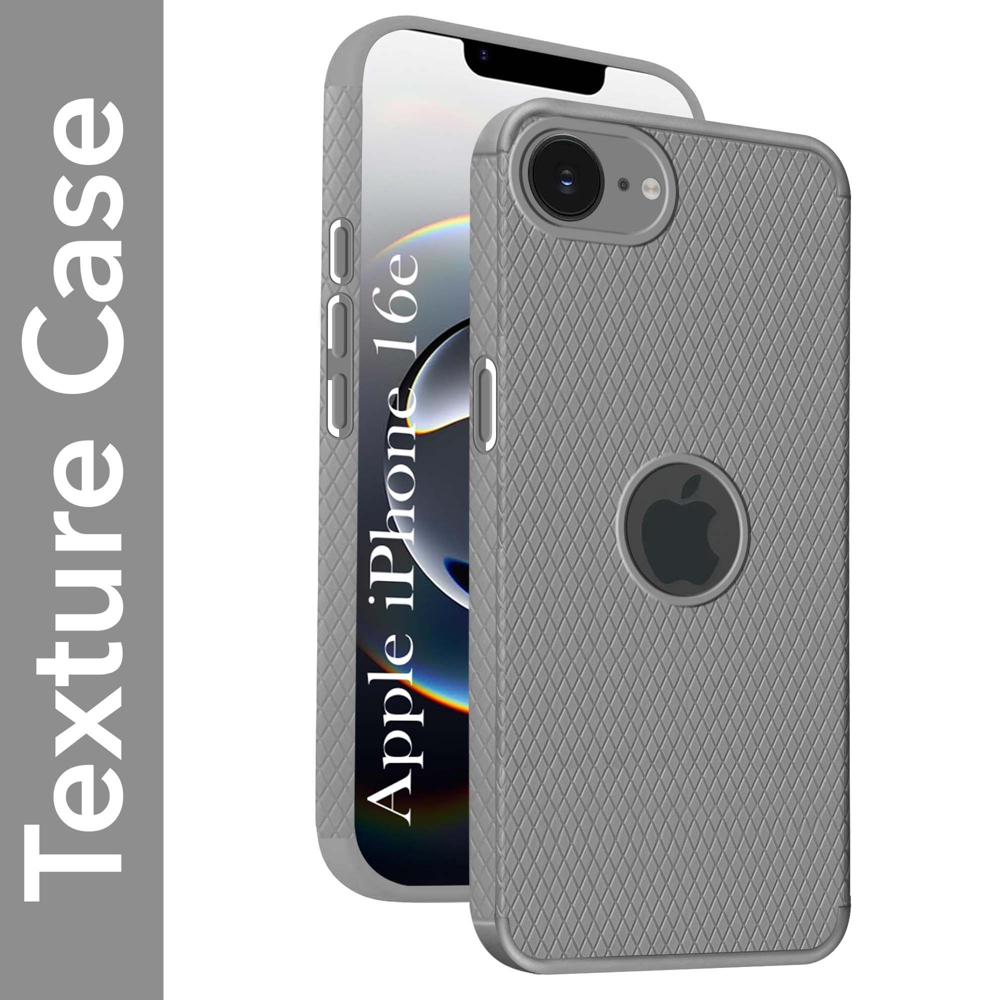 For iPhone 16e | iPhone 17e Back Cover Case (Liquid Silicone | Side Grip | Camera Protection)