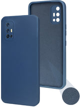 For Vivo V17 Back Cover Case ( Matte Finish Silicone with Inside Fiber cloth)