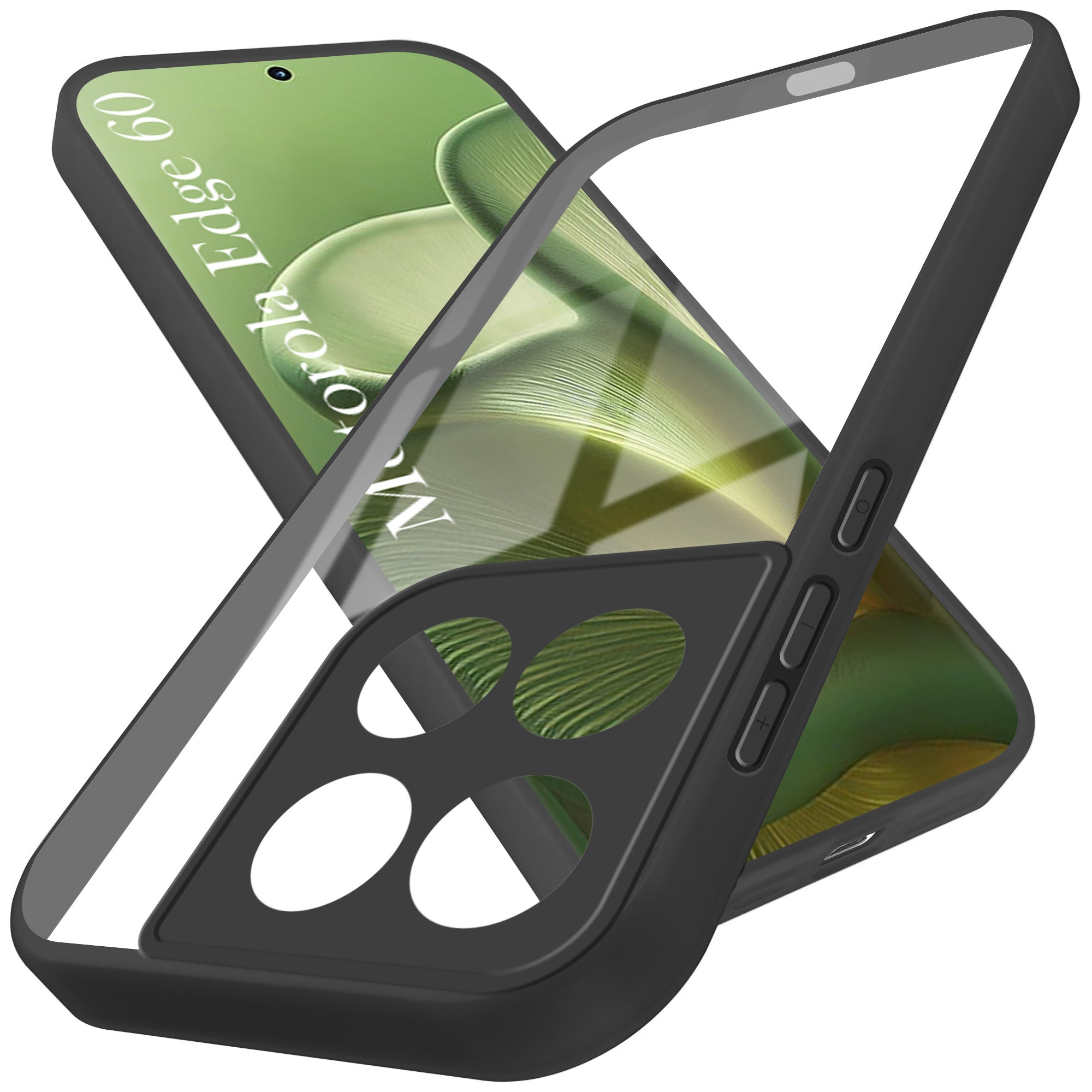 For Motorola Moto Edge 60 Back Cover Case (Lifetime Anti Yellow | Anti Scratch | Crystal Clear Shockproof)