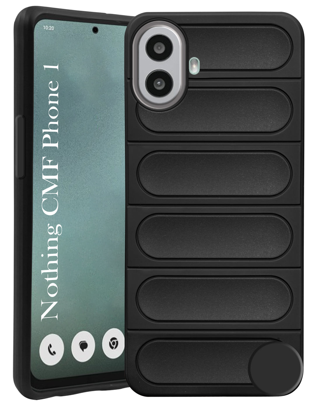 For Nothing CMF Phone 1 Back Cover Case (Matte Liquid Silicone | Professional Micro-Fiber Cloth Inside | Camera Protection Ring | )
