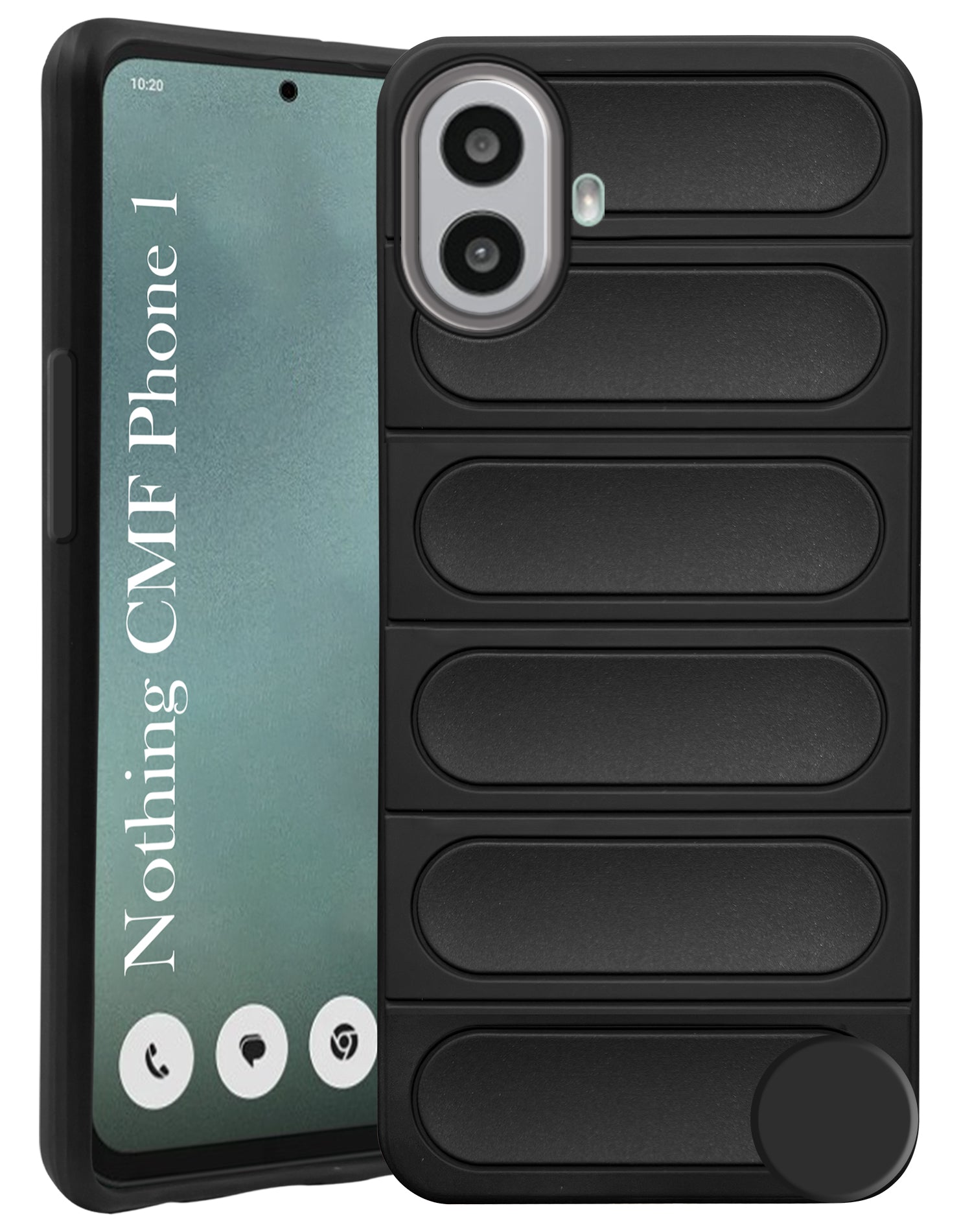 For Nothing CMF Phone 1 Back Cover Case (Matte Liquid Silicone | Professional Micro-Fiber Cloth Inside | Camera Protection Ring | )