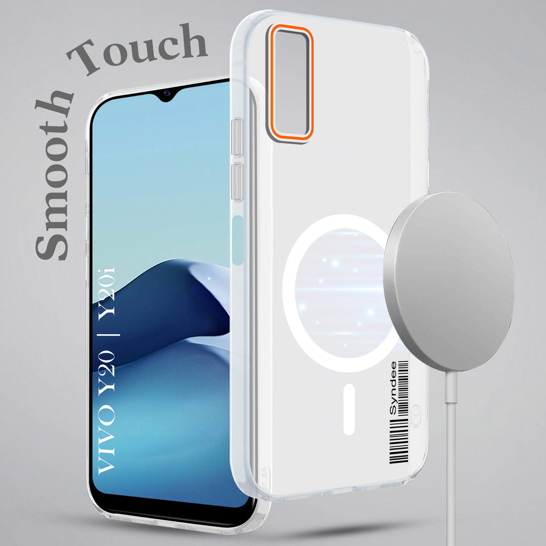 For Vivo Y20 | Y20i Back Cover Case (Soft Touch | Camera Bump Protection | MagSafe Compatible | Matte Finish)