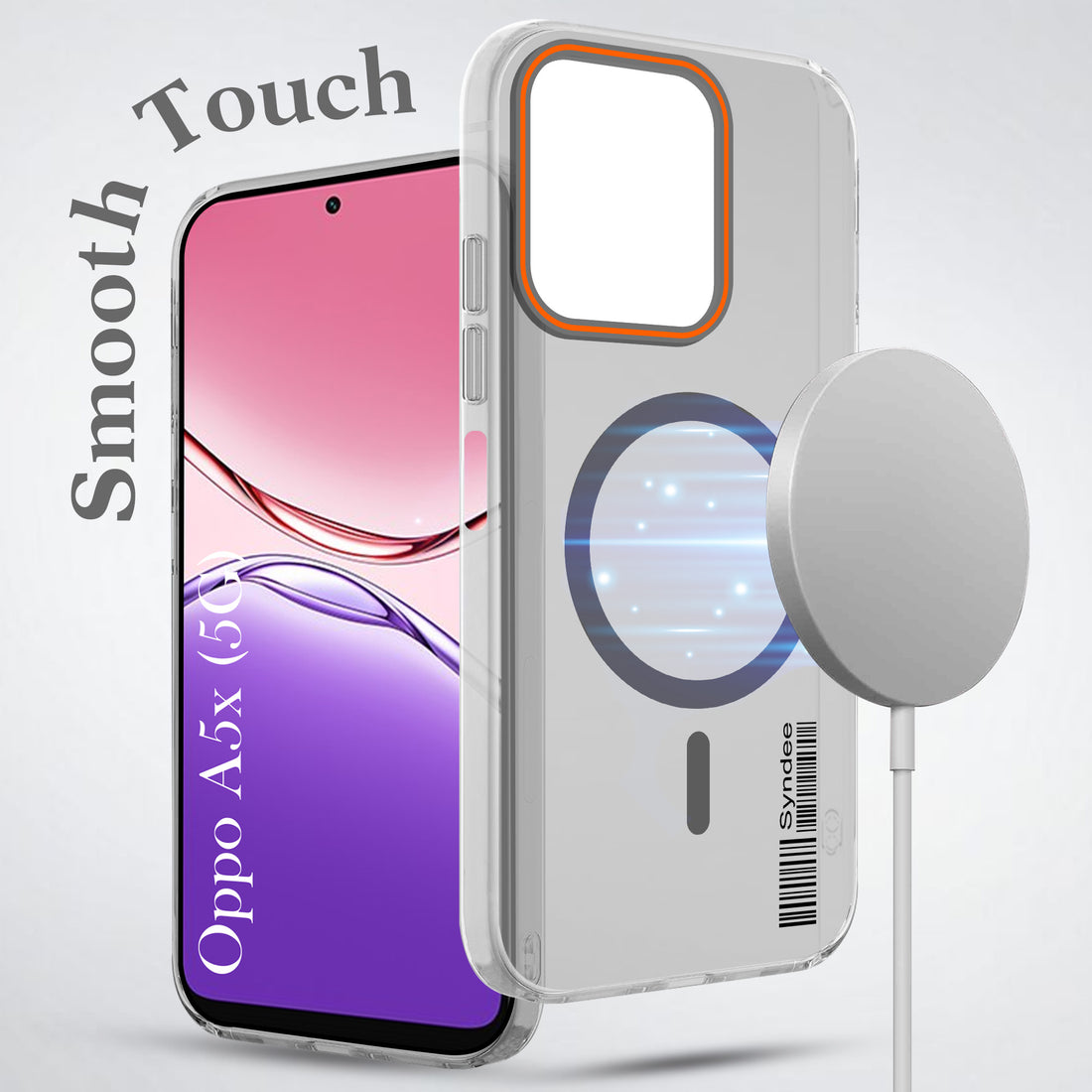 For Oppo A5X Back Cover Case (Soft Touch | Camera Bump Protection | MagSafe Compatible | Matte Finish)