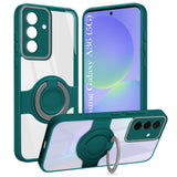 For Samsung Galaxy A36 5G Back Cover Case with stand (Built-in Ring Holder Kickstand | Lifetime Anti Yellow | Camera Protection)