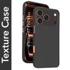 For Apple iPhone 17 Pro Max Back Cover Case (Camera Protection | Side Grip Texture | Soft and Flexible)