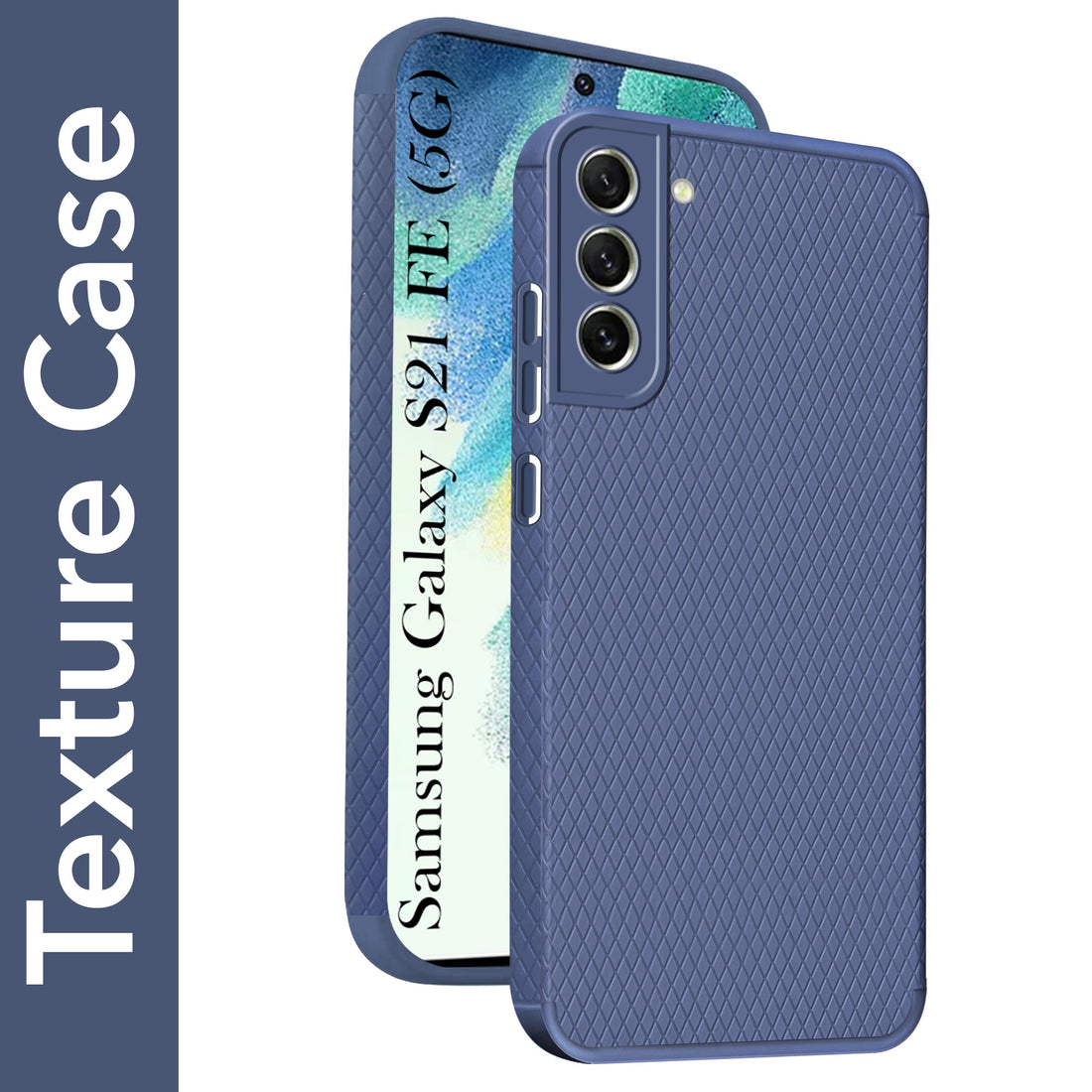 For Samsung Galaxy S21 FE 5G Back Cover Case (Liquid Silicone | Side Grip | Camera Protection)