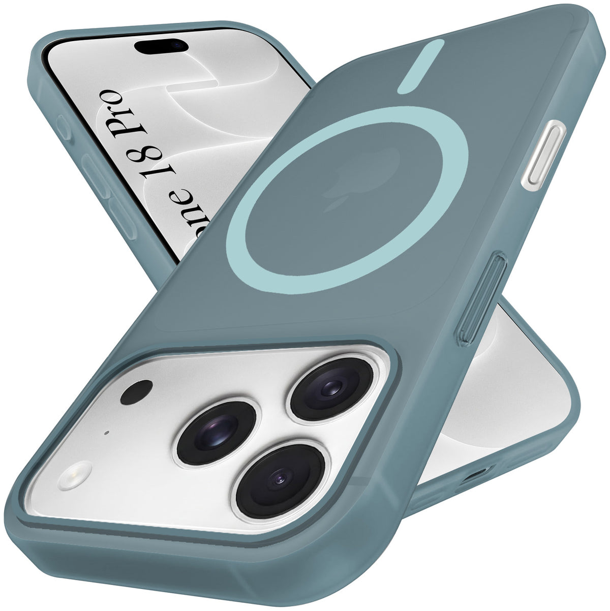 For Apple iPhone 18 Pro Back Cover Case (Frosted Matte Feel | MagSafe Compatible Wireless Charging)