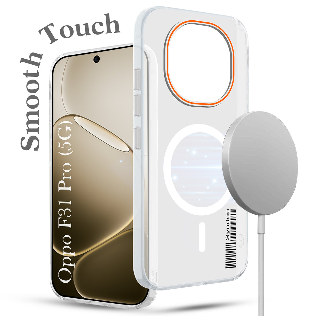 For Oppo F31 Pro Back Cover Case (Soft Touch | Camera Bump Protection | MagSafe Compatible | Matte Finish)