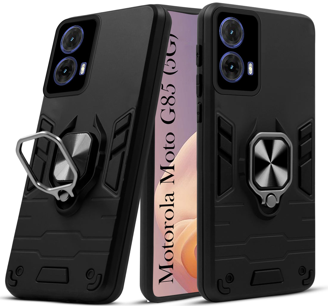 For Motorola Moto G85 5G Back Cover Case (Shockproof Polycarbonate Dual Layer Hybrid Armor)