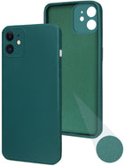 For Apple iPhone 11 Back Cover Case (Matte Finish Silicone with Inside Fiber cloth)