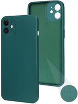 For Apple iPhone 11 Back Cover Case (Matte Finish Silicone with Inside Fiber cloth)