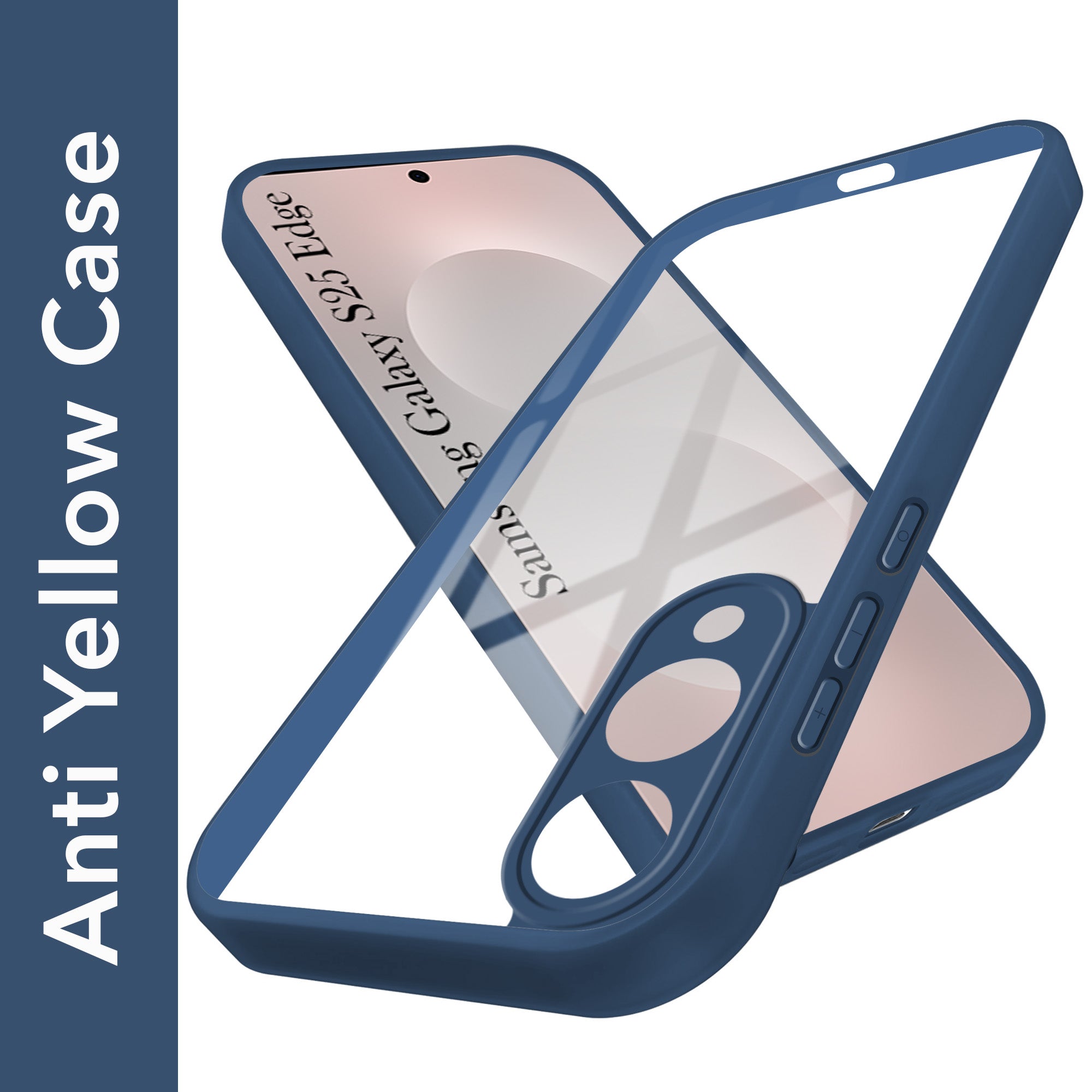 For Samsung Galaxy S25 Edge Back Cover Case Ultra-Hybrid (Lifetime Anti Yellow | Anti Scratch | Crystal Clear Shockproof)
