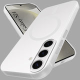 For Samsung Galaxy S24 Back Cover Case (Frosted Matte Feel | MagSafe Compatible Wireless Charging | Polycarbonate Material)