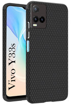 For Vivo Y33s Back Cover Case (Liquid Silicone | Side Grip | Camera Protection)