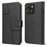 For Motorola Moto G86 Power Flip Cover Case ( Stitched Leather with Magnetic Closure)