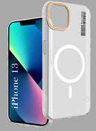 For Apple iPhone 13 Back Cover Case (Soft Touch | Camera Bump Protection | MagSafe Compatible | Matte Finish)