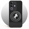 For Vivo T4x | Vivo Y31 Pro Back Cover Case PU Leather Finish (Professional Minimalist Texture | MagSafe Compatile | Camera Protection | Sleek Sober Formal)