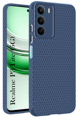 For Realme P3 Lite Back Cover Case (Camera Protection | Side Grip Texture | Soft and Flexible)