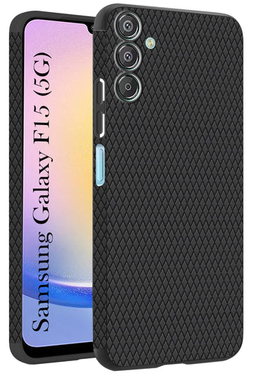 For Samsung Galaxy F15 5G Back Cover Case (Liquid Silicone | Side Grip | Camera Protection)