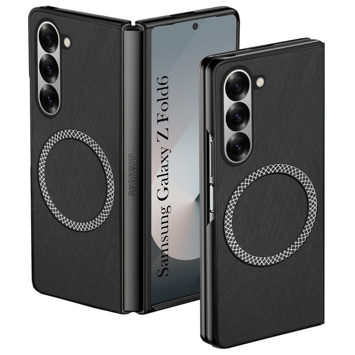 For Samsung Galaxy Z Fold 6 5G Back Cover Case ( Dual Color Matte Finish | Full Camera Protection | Sleek and Professional)