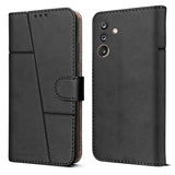 For Samsung Galaxy M36 | Samsung Galaxy F36 Flip Cover Case  ( Stitched Leather with Magnetic Closure)