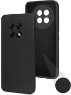 For Oppo F31 Pro Plus Back Cover Case (Matte Finish Silicone with Inside Fiber cloth)