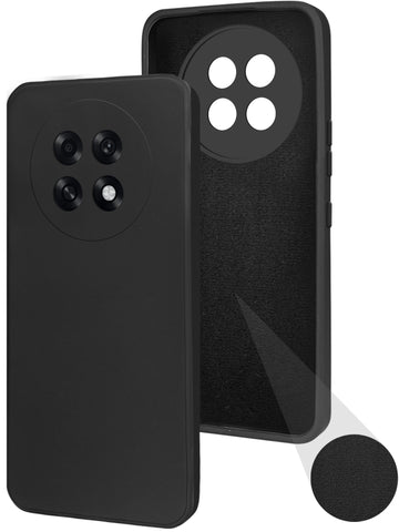 For Oppo F31 Pro Plus Back Cover Case (Matte Finish Silicone with Inside Fiber cloth)