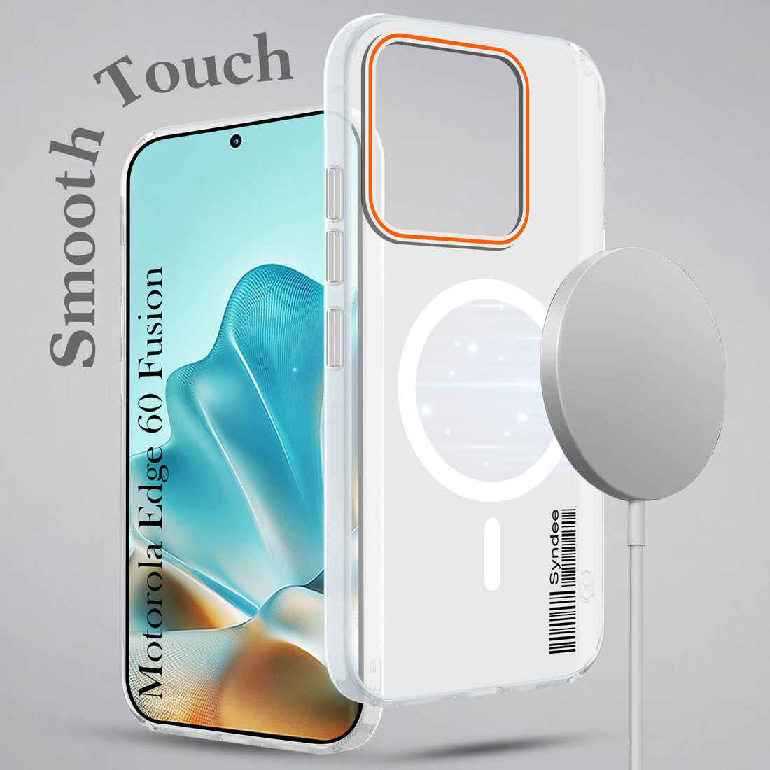 For Motorola Moto Edge 60 Fusion Back Cover Case (Soft Touch | Camera Bump Protection | MagSafe Compatible | Matte Finish)