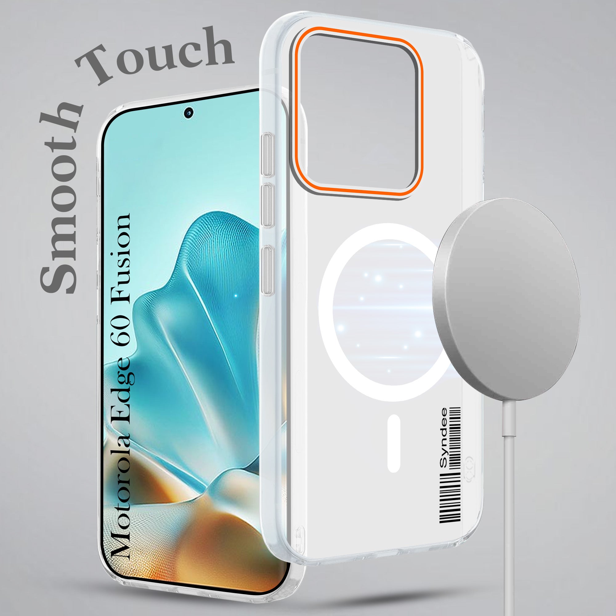 For Motorola Moto Edge 60 Fusion Back Cover Case (Soft Touch | Camera Bump Protection | MagSafe Compatible | Matte Finish)