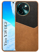 For Vivo Y58 5G Back Cover Case (Dual PU Leather Stitch | Professional Minimalist | Soft and Flexible)